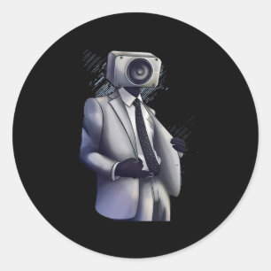 Sticker Rond Partie de jeu vidéo