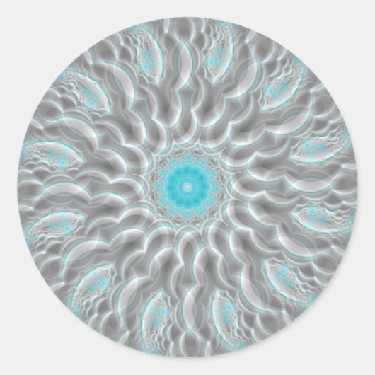 Sticker Rond Partiellement nuageux (Devant)