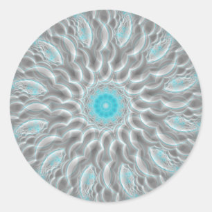 Sticker Rond Partiellement nuageux