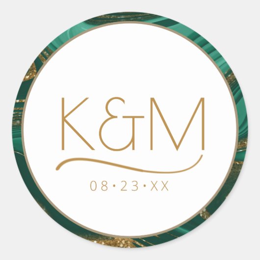 Sticker Rond Parties scintillant Abstraite Strata Bordure Maria (Devant)