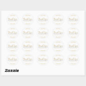 Sticker Rond Parties scintillant Black & Gold blanc design de r (Feuille)