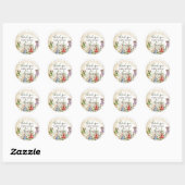 Sticker Rond Parties scintillant de  de fées de Pixie de Fleur  (Feuille)
