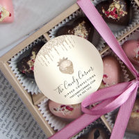 Parties scintillant d'or Sucres de confection de f