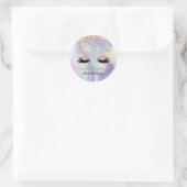 Sticker Rond Parties scintillant Faux Lashes, Rose Gold Drives  (Sac)