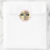 Sticker Rond Parties scintillant Gold Pink de maquillage de con (Sac)