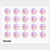 Sticker Rond Parties scintillant périphérique Rainbow Shimmer M (Feuille)