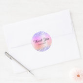 Sticker Rond Parties scintillant périphérique Rainbow Shimmer M (Enveloppe)