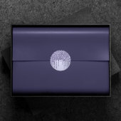 Sticker Rond Parties scintillant pourpre de séchage | Verse à g