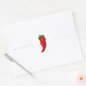 Sticker Rond Parties scintillant Red Hot Pepper Diva (Enveloppe)