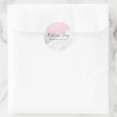 Sticker Rond parties scintillant rose or argent blanc maquillag (Sac)