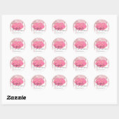 Sticker Rond Parties scintillant roses Lèvres Sugar Lip Scrub (Feuille)