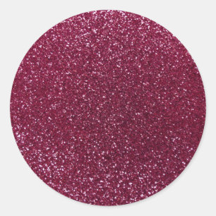 Sticker Rond Parties scintillantes de prune