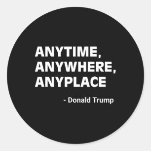 Sticker Rond Partout Donald Trump 2024 Citation 2