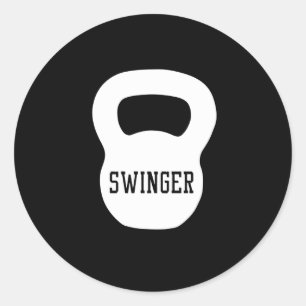 Sticker Rond Partouzeur de Kettlebell