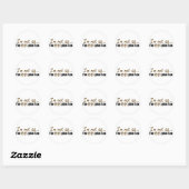Sticker Rond Pas 50 49,95 $ Plus Taxe (Feuille)