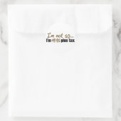 Sticker Rond Pas 50 49,95 $ Plus Taxe (Sac)