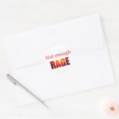Sticker Rond Pas assez de rage (Enveloppe)