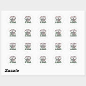 Sticker Rond Pas chanceux simplement béni St Patricks Day Foi C (Feuille)