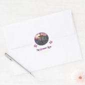 Sticker Rond Pas d'amour plus grand (Enveloppe)