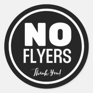 Sticker Rond Pas d'autocollant