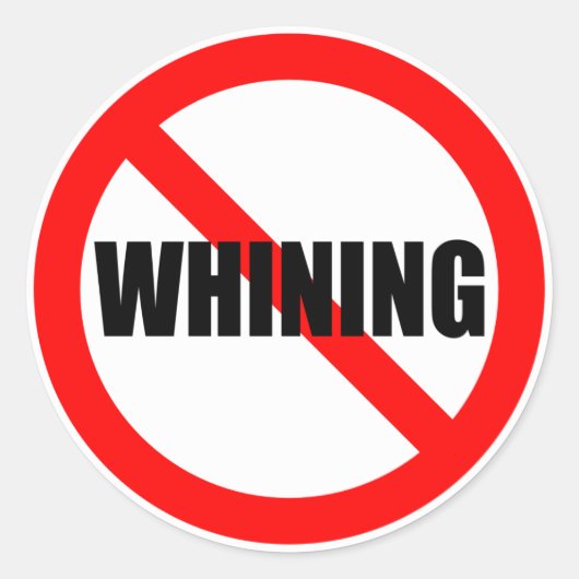 Sticker Rond Pas d'autocollant (Devant)