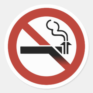 Sticker Rond Pas d'autocollants de logo