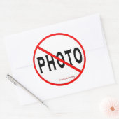Sticker Rond Pas d'autocollants photo-3 pouces-feuille de 6 (Enveloppe)