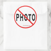 Sticker Rond Pas d'autocollants photo-3 pouces-feuille de 6 (Sac)