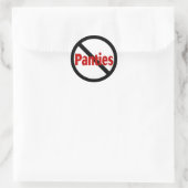 Sticker Rond Pas de culotte (Sac)