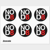 STICKER ROND PAS DE D8 (Feuille)