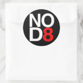 STICKER ROND PAS DE D8 (Sac)