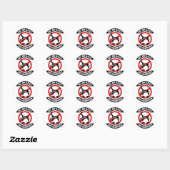 Sticker Rond Pas de freins Pas de soucis Fixation Gear BMX Trac (Feuille)