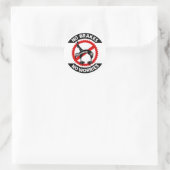 Sticker Rond Pas de freins Pas de soucis Fixation Gear BMX Trac (Sac)