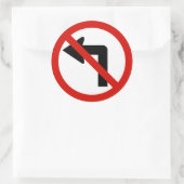 Sticker Rond Pas de gauche (Sac)