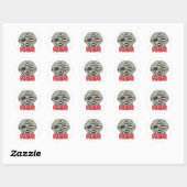 Sticker Rond Pas de guerre (Feuille)