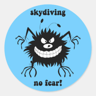 Sticker Rond pas de panique