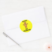 STICKER ROND PAS DE PEANUTS ! (Enveloppe)