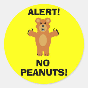 STICKER ROND PAS DE PEANUTS !