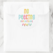 Sticker Rond Pas De Pékin Jusqu'À Noël (Sac)