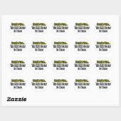 Sticker Rond Pas de peur...Expert RMN (Feuille)
