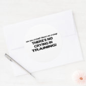 Sticker Rond Pas de pleurs en formation (Enveloppe)