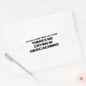 Sticker Rond Pas de plis - Géocaching (Enveloppe)