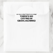 Sticker Rond Pas de plis - Géocaching (Sac)