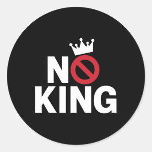 Sticker Rond Pas De Rois En Amérique Nous Le Peuple Hommes Poli