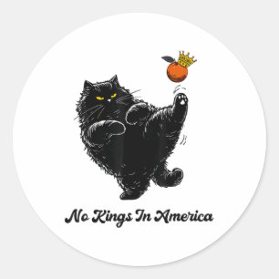 Sticker Rond Pas De Rois En Amérique Nous Peuples Politiques Po