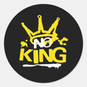Sticker Rond Pas de style vintage royal