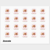 Sticker Rond Pas de zone Chametz (Feuille)