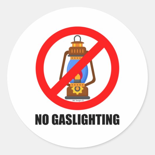 Sticker Rond Pas d'éclairage (Devant)
