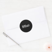 Sticker Rond Pas d'écoute sourd-muet (Enveloppe)