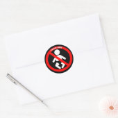 Sticker Rond Pas d'enfants (Enveloppe)